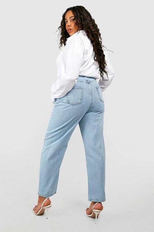 BOOHOO Plus Acid Wash High Waist Mom Jean 2 BOOHOO Plus Acid Wash High Waist Mom Jean - Image 2