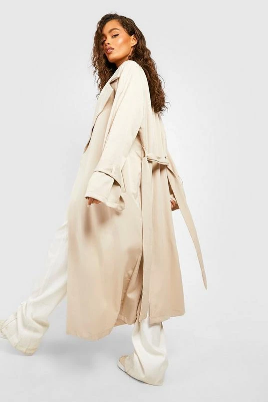 BOOHOO Relaxed Fit Trench Coat 2 BOOHOO Relaxed Fit Trench Coat - Image 2
