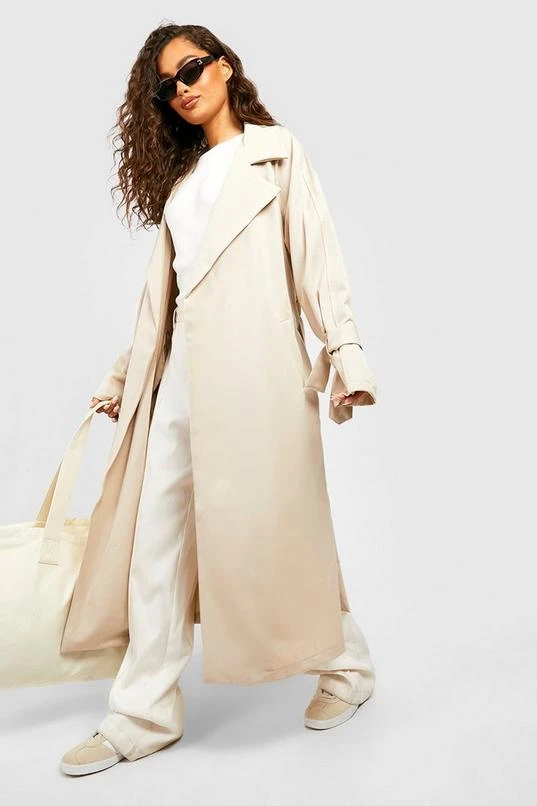 BOOHOO Relaxed Fit Trench Coat 3 BOOHOO Relaxed Fit Trench Coat - Image 3