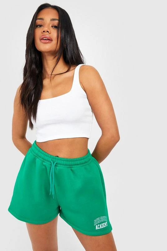 BOOHOO Printed Sweat Short And Crop Top Set 1 BOOHOO Printed Sweat Short And Crop Top Set