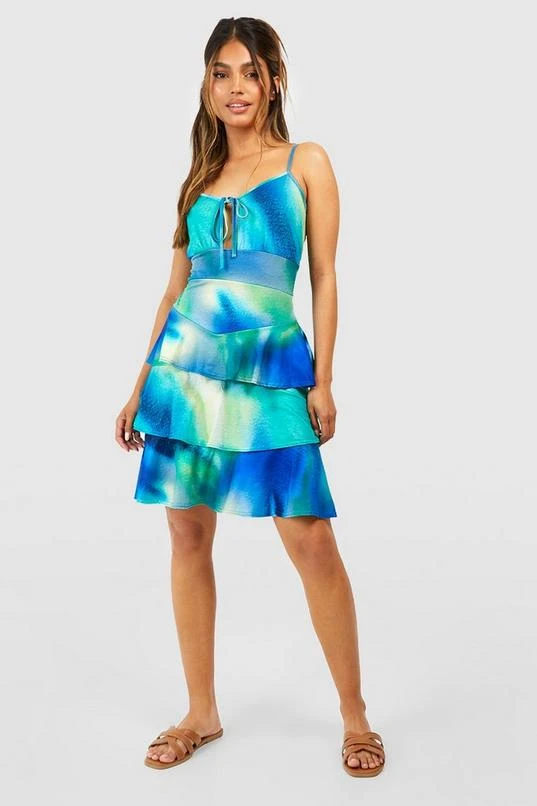 BOOHOO Mable Ruffle Hem Sundress 3 BOOHOO Mable Ruffle Hem Sundress - Image 3