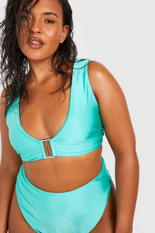 BOOHOO Plus Buckle Detail Bikini Set 4 BOOHOO Plus Buckle Detail Bikini Set - Image 4