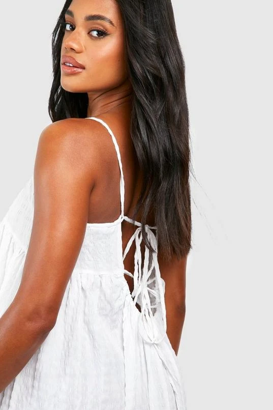 BOOHOO Textured Strappy Maxi Dress 4 BOOHOO Textured Strappy Maxi Dress - Image 4