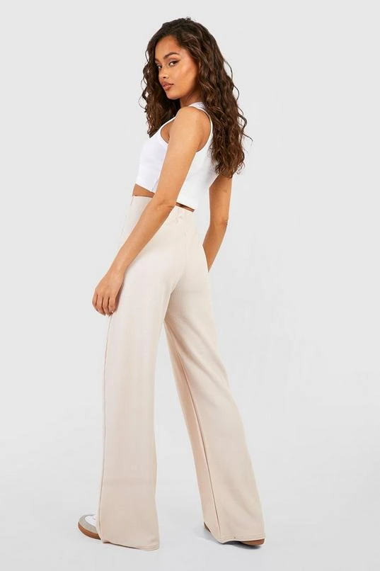 BOOHOO Textured Wide Leg Lounge Pants 2 BOOHOO Textured Wide Leg Lounge Pants - Image 2