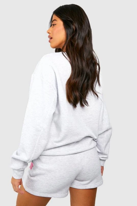BOOHOO Tall Wardrobe Essential Sweat Short Tracksuit 2 BOOHOO Tall Wardrobe Essential Sweat Short Tracksuit - Image 2
