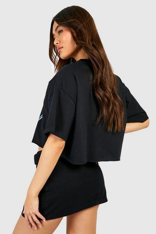 BOOHOO Blondie Cropped License Band T-Shirt 2 BOOHOO Blondie Cropped License Band T-Shirt - Image 2