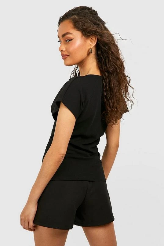 BOOHOO Crepe Cowl Neck Blouse 2 BOOHOO Crepe Cowl Neck Blouse - Image 2