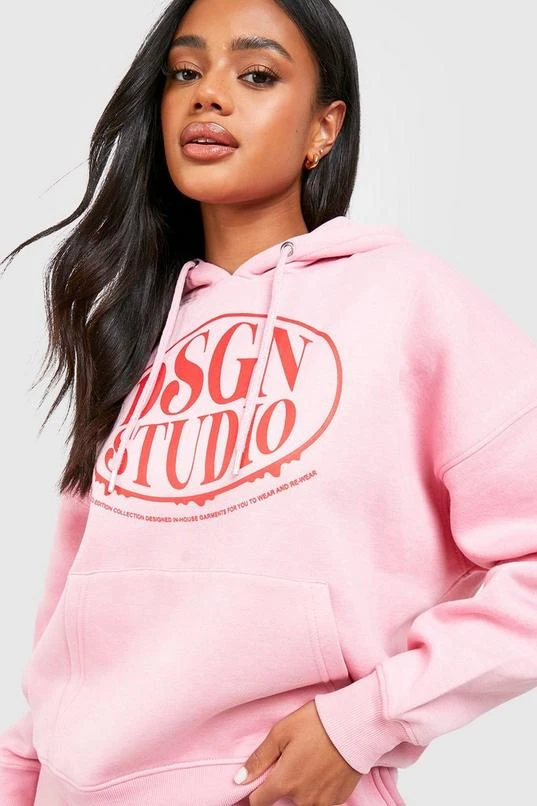 BOOHOO Dsgn Studio Slogan Hooded Short Tracksuit 4 BOOHOO Dsgn Studio Slogan Hooded Short Tracksuit - Image 4