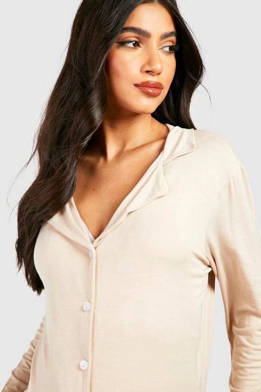 BOOHOO Maternity Button Down Pj Set 4 BOOHOO Maternity Button Down Pj Set - Image 4
