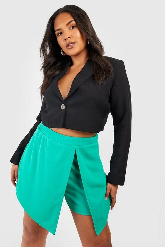 BOOHOO Plus Wrap Skort 1 BOOHOO Plus Wrap Skort