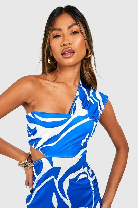 BOOHOO Abstract Cut Out Bodycon Dress 4 BOOHOO Abstract Cut Out Bodycon Dress - Image 4