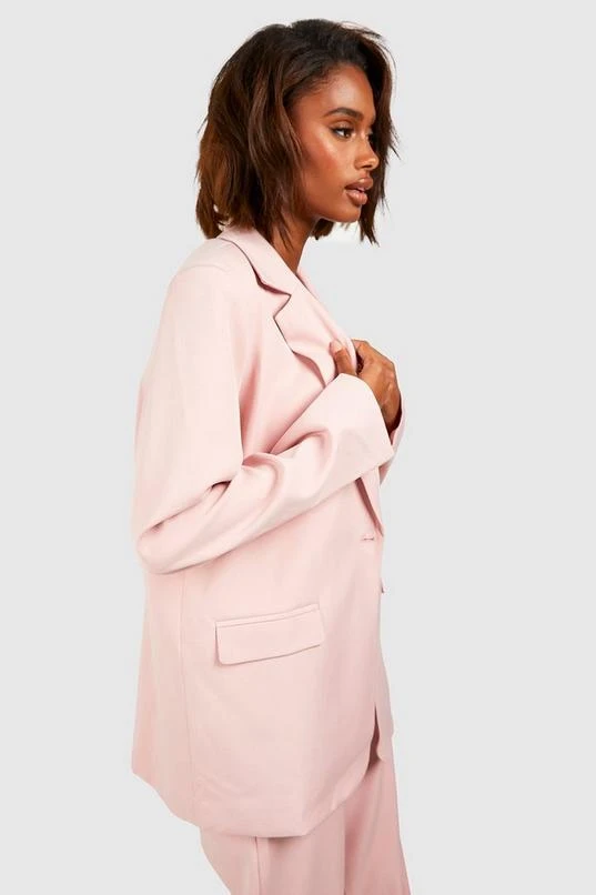 BOOHOO Single Breasted Relaxed Fit Tailored Blazer 4 BOOHOO Single Breasted Relaxed Fit Tailored Blazer - Image 4