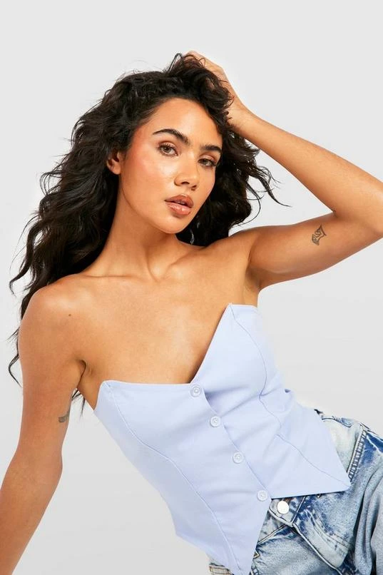 BOOHOO Bandeau Vest Top 1 BOOHOO Bandeau Vest Top