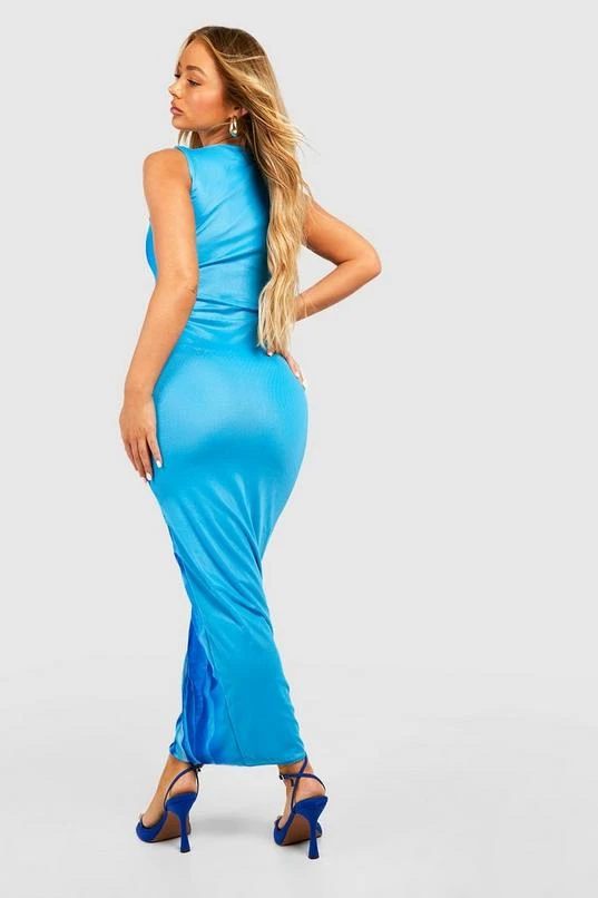 BOOHOO Mesh Body Print Maxi Dress 2 BOOHOO Mesh Body Print Maxi Dress - Image 2