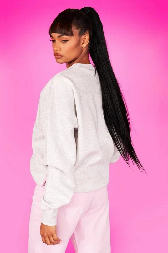 BOOHOO Barbie Embroidered Sweat 2 BOOHOO Barbie Embroidered Sweat - Image 2