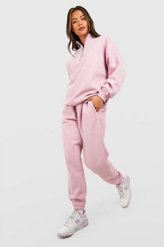 BOOHOO Overdyed Half Zip Sweatshirt Tracksuit 3 BOOHOO Overdyed Half Zip Sweatshirt Tracksuit - Image 3