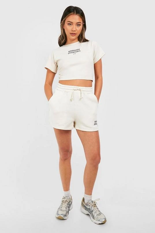 BOOHOO Wardrobe Essentials Slogan Baby T-shirt And Short Set 3 BOOHOO Wardrobe Essentials Slogan Baby T-shirt And Short Set - Image 3