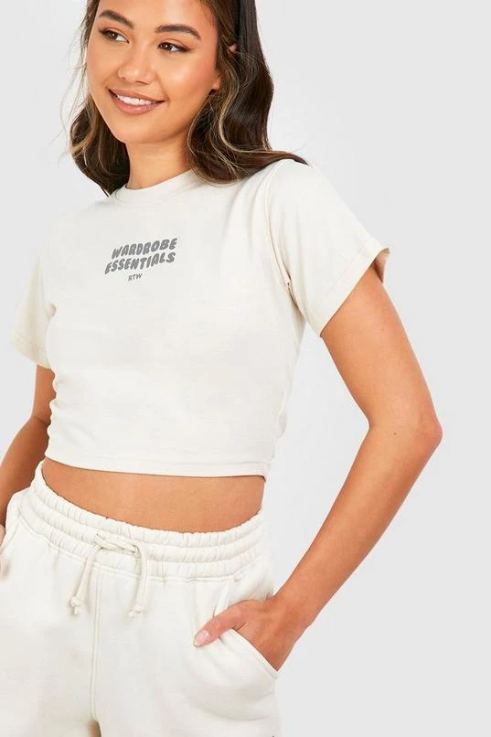 BOOHOO Wardrobe Essentials Slogan Baby T-shirt And Short Set 4 BOOHOO Wardrobe Essentials Slogan Baby T-shirt And Short Set - Image 4