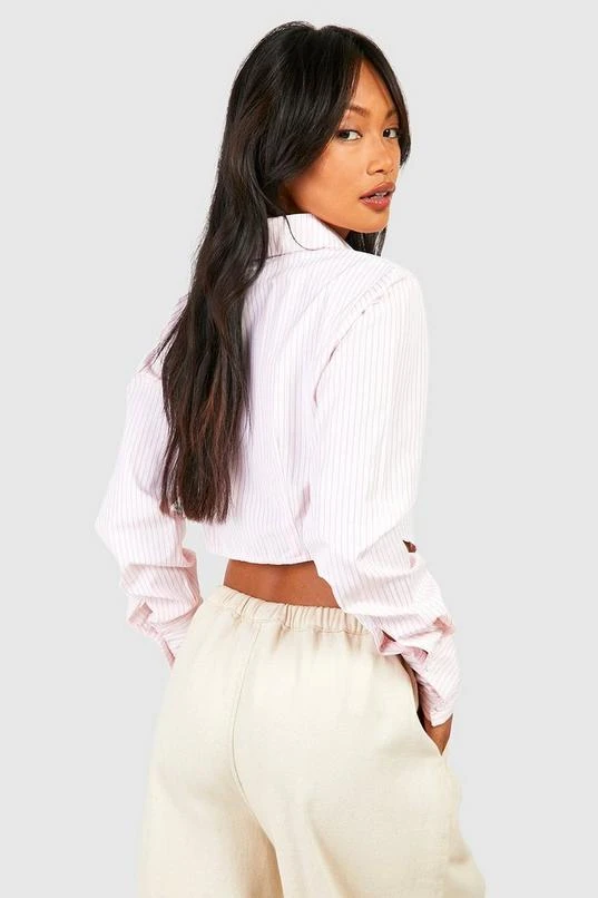 BOOHOO Corset Style Stripe Shirt 2 BOOHOO Corset Style Stripe Shirt - Image 2