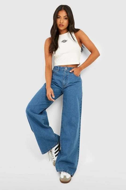 BOOHOO Petite Basics Wide Leg Jean 3 BOOHOO Petite Basics Wide Leg Jean - Image 3