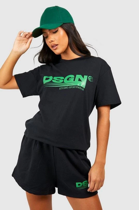 BOOHOO Maternity Dsgn Studio Sweat Short Set 1 BOOHOO Maternity Dsgn Studio Sweat Short Set