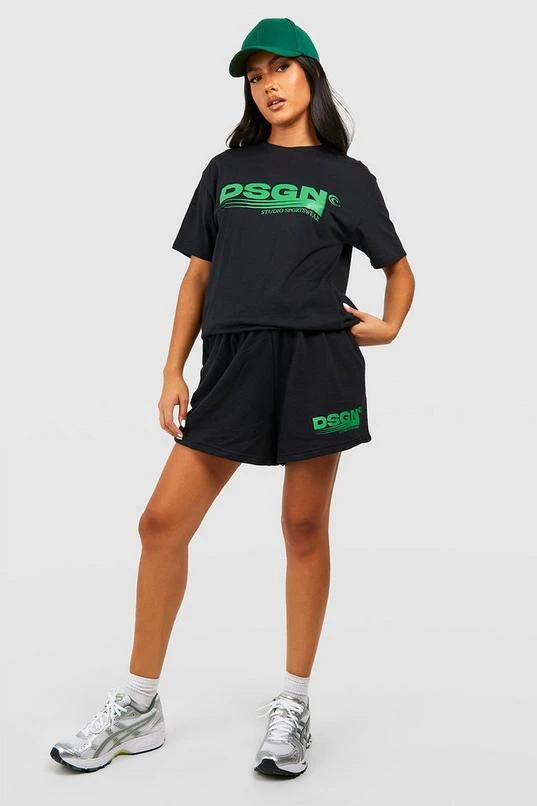 BOOHOO Maternity Dsgn Studio Sweat Short Set 3 BOOHOO Maternity Dsgn Studio Sweat Short Set - Image 3