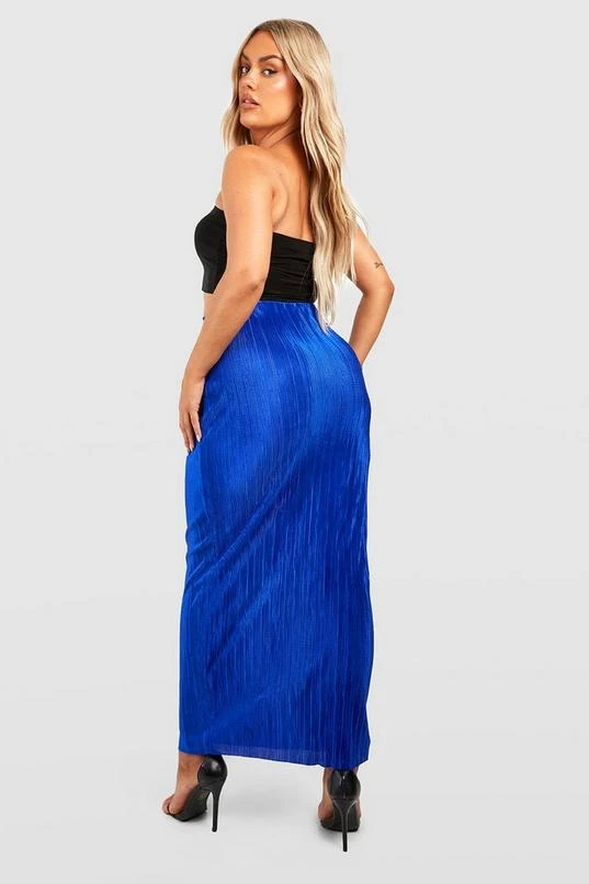 BOOHOO Plus Plisse Maxi Skirt 2 BOOHOO Plus Plisse Maxi Skirt - Image 2