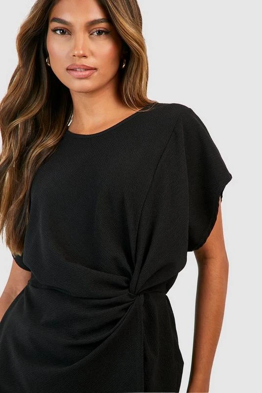 BOOHOO Crinkle Knot Detail Blouse 4 BOOHOO Crinkle Knot Detail Blouse - Image 4