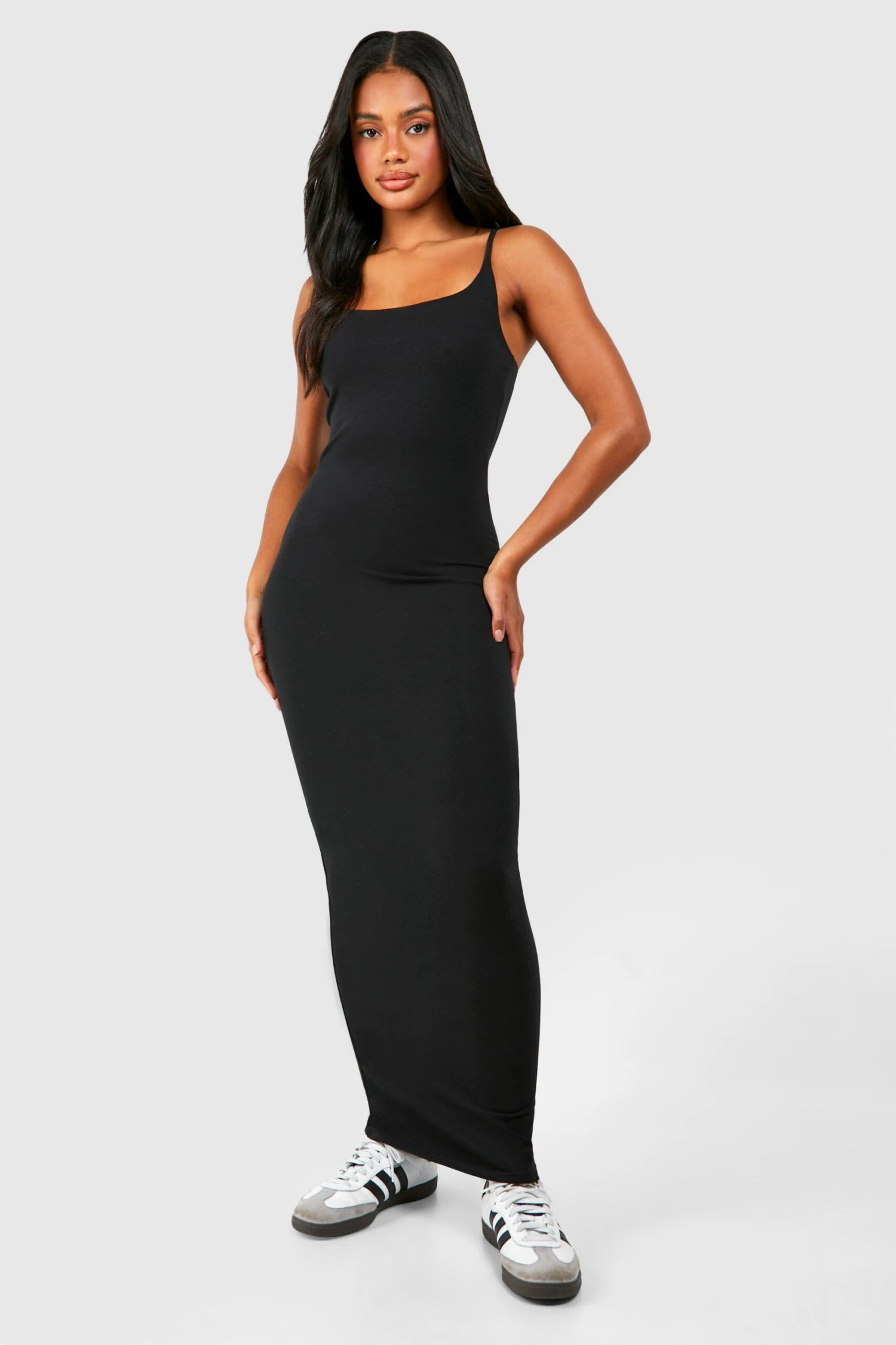 BOOHOO Premium Super Soft Strappy Bodycon Maxi Dress 6 BOOHOO Premium Super Soft Strappy Bodycon Maxi Dress - Image 6