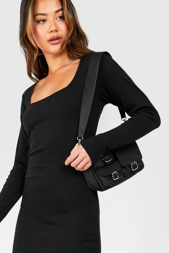 BOOHOO Square Neck Long Sleeve Maxi Dress 4 BOOHOO Square Neck Long Sleeve Maxi Dress - Image 4