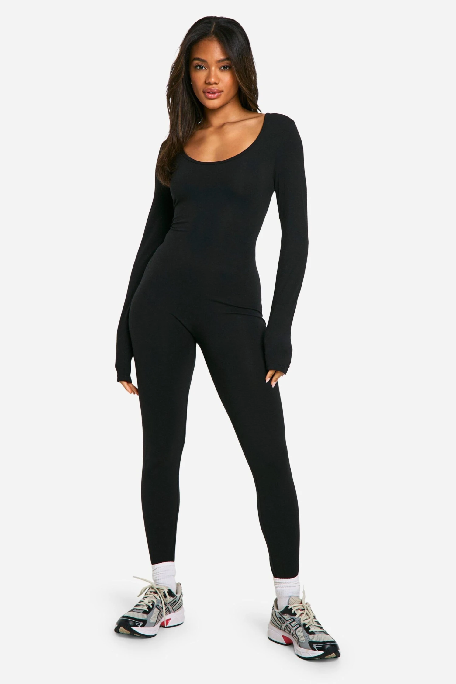 BOOHOO Super Soft Scoop Neck Unitard 5 BOOHOO Super Soft Scoop Neck Unitard - Image 5