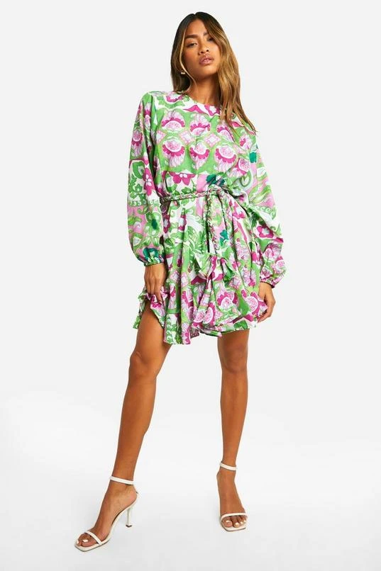 BOOHOO Godet Mini Dress 3 BOOHOO Godet Mini Dress - Image 3
