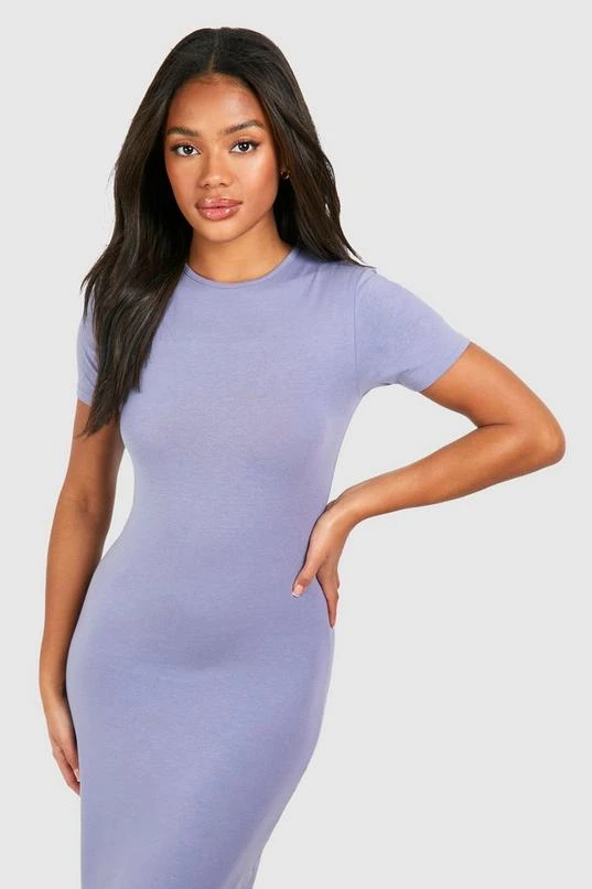 BOOHOO Crew Neck Short Sleeve Modal Maxi Dress 4 BOOHOO Crew Neck Short Sleeve Modal Maxi Dress - Image 4