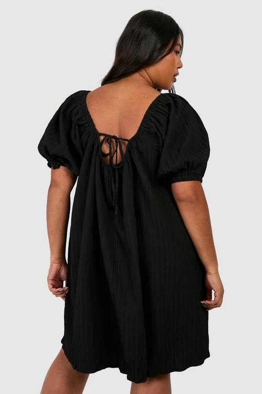 BOOHOO Plus Puff Sleeve Shift Dress 2 BOOHOO Plus Puff Sleeve Shift Dress - Image 2