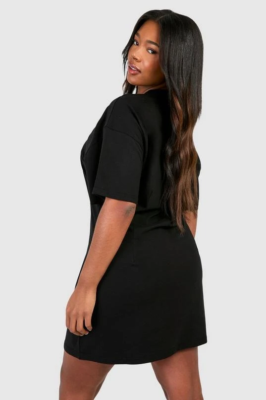 BOOHOO Plus A-line Structured T-shirt Dress 2 BOOHOO Plus A-line Structured T-shirt Dress - Image 2