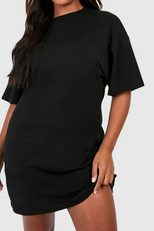BOOHOO Plus A-line Structured T-shirt Dress 4 BOOHOO Plus A-line Structured T-shirt Dress - Image 4