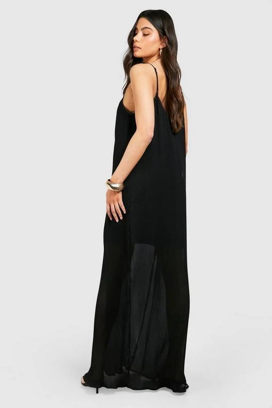 BOOHOO Pleated Strappy Maxi Dress 2 BOOHOO Pleated Strappy Maxi Dress - Image 2