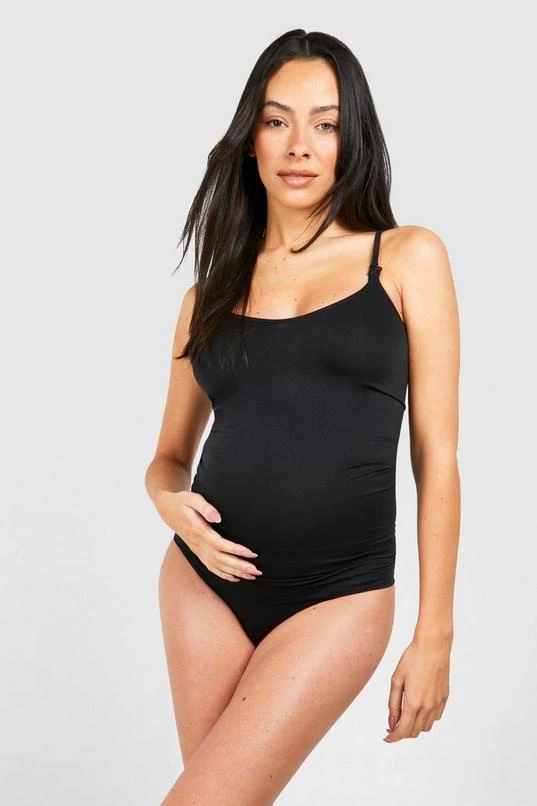 BOOHOO Maternity Seamless Nursing Cami And Brief Set 1 BOOHOO Maternity Seamless Nursing Cami And Brief Set