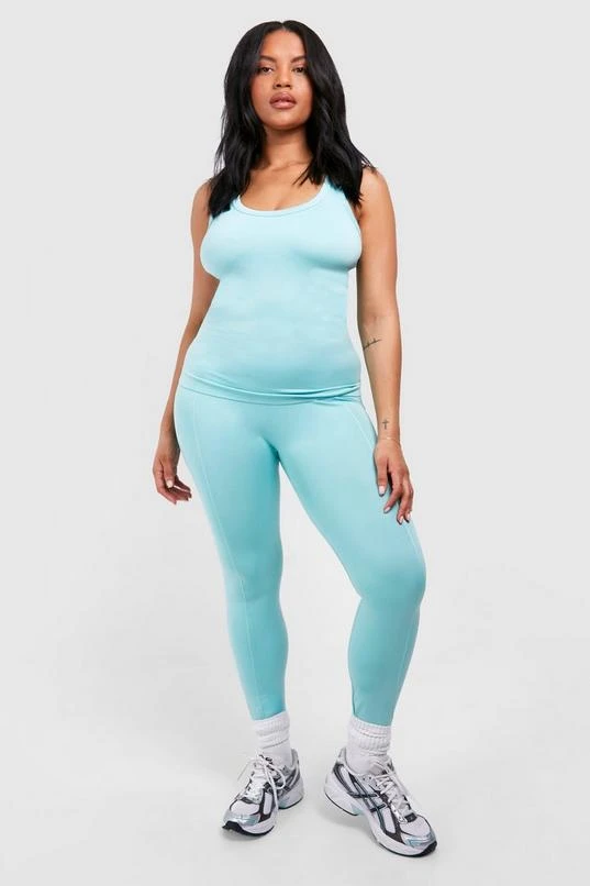 BOOHOO Plus Supersoft Premium Seamless Strappy Back Top 3 BOOHOO Plus Supersoft Premium Seamless Strappy Back Top - Image 3