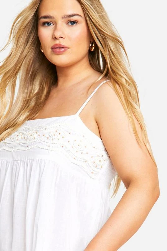 BOOHOO Plus Beaded Maxi Dress 4 BOOHOO Plus Beaded Maxi Dress - Image 4