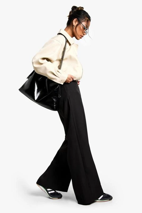 BOOHOO Wide Leg Dress Pants 1 BOOHOO Wide Leg Dress Pants
