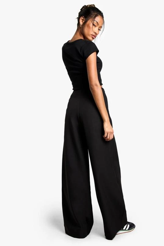 BOOHOO Wide Leg Dress Pants 2 BOOHOO Wide Leg Dress Pants - Image 2