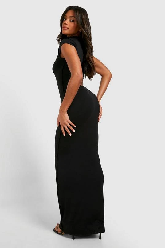 BOOHOO Exposed Seam Cut Out Maxi Dress 2 BOOHOO Exposed Seam Cut Out Maxi Dress - Image 2