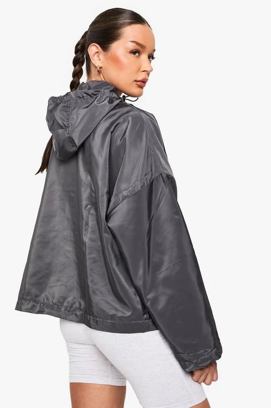 BOOHOO Pocket Detail Oversized Hooded Jacket 2 BOOHOO Pocket Detail Oversized Hooded Jacket - Image 2