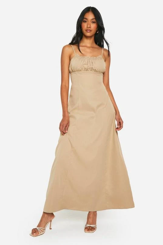BOOHOO Ruched Maxi Dress 3 BOOHOO Ruched Maxi Dress - Image 3
