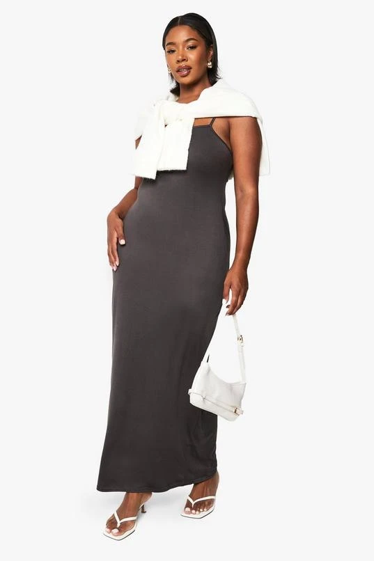 BOOHOO Plus Super Soft Scoop Neck Maxi Dress 3 BOOHOO Plus Super Soft Scoop Neck Maxi Dress - Image 3