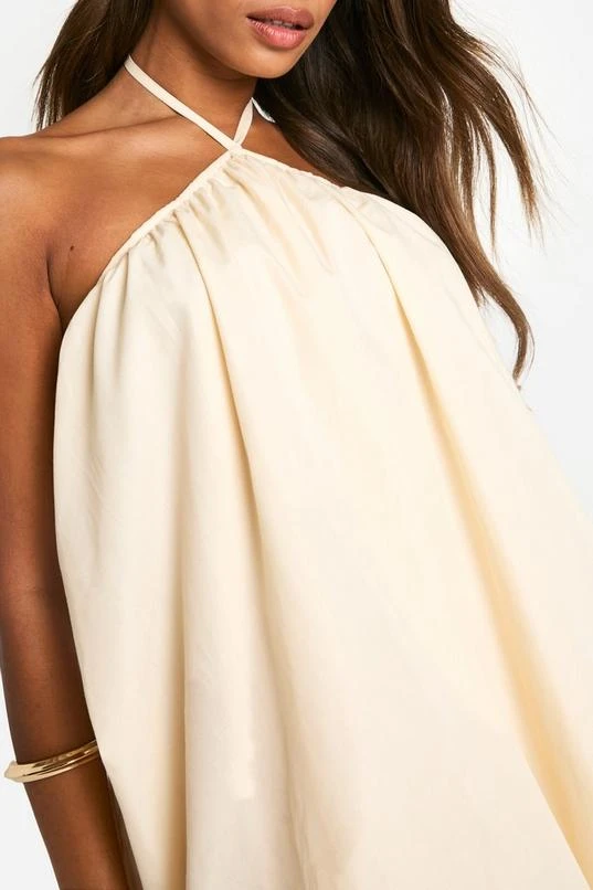 BOOHOO Halter Puffball Mini Dress 4 BOOHOO Halter Puffball Mini Dress - Image 4