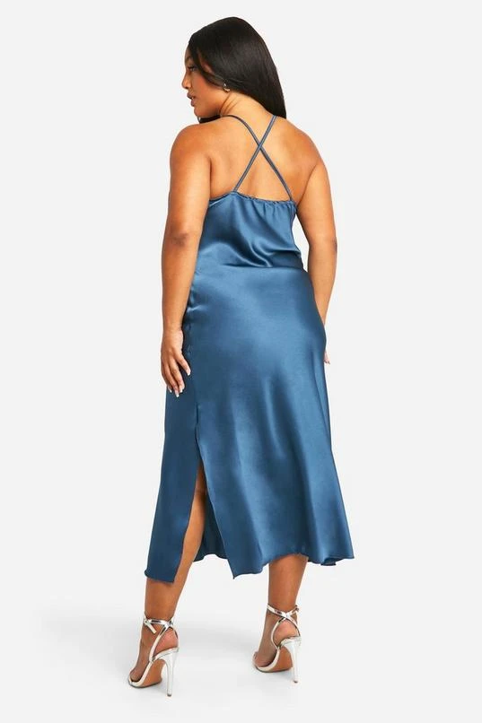 BOOHOO Plus Ruched Detail Midaxi Dress 2 BOOHOO Plus Ruched Detail Midaxi Dress - Image 2