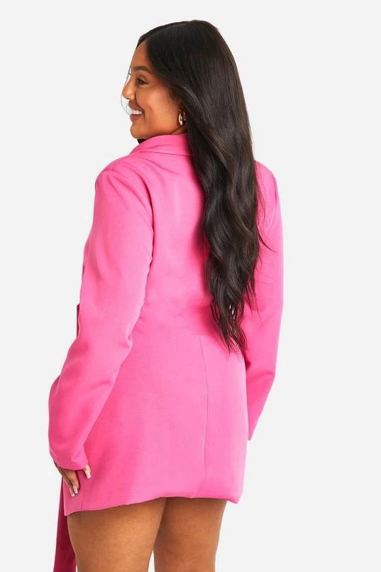 BOOHOO Plus Tie Side Blazer Dress 2 BOOHOO Plus Tie Side Blazer Dress - Image 2