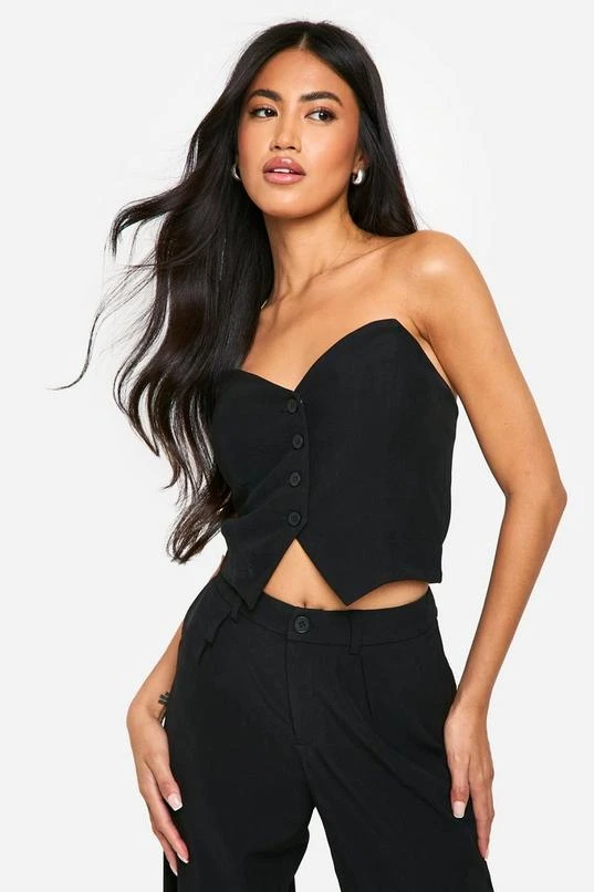 BOOHOO Bandeau Corset Style Waistcoat 1 BOOHOO Bandeau Corset Style Waistcoat
